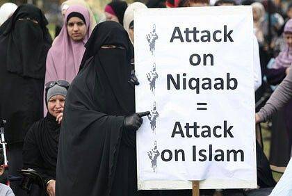 Het opkomen voor het recht van moslima’s om de niqaab te dragen is een religieuze plicht