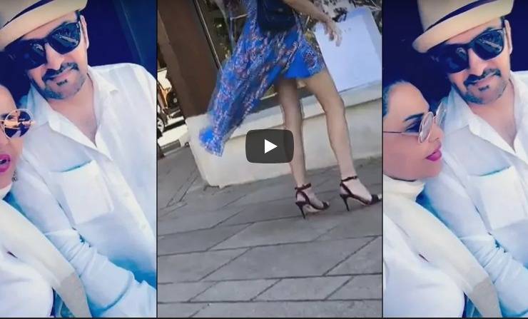 "حسناء فرنسية" تُشعل غيرة أحلام على زوجها.. ماذا قالت؟