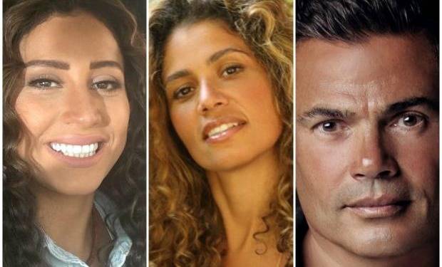 زوجة عمرو دياب تردّ على صوره مع دينا الشربيني.. بصورٍ بـ"البيكيني"!