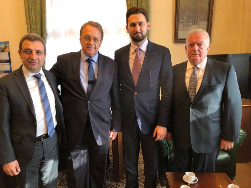 تيمور جنبلاط التقى بوغدانوف في موسكو
