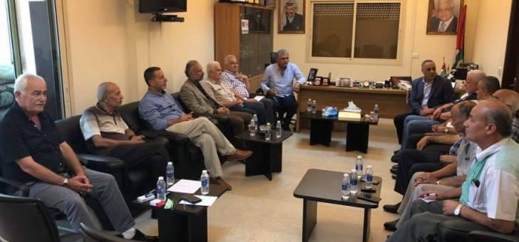 قيادة فصائل منظمة التحرير الفلسطينية نقلت هموم المخيمات الفلسطينية إلى بري