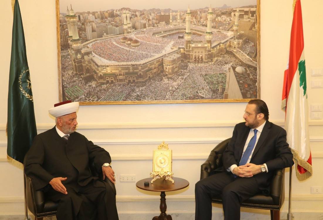 تقي الدين زار مفتي الجمهورية:للإسراع في تأليف الحكومة