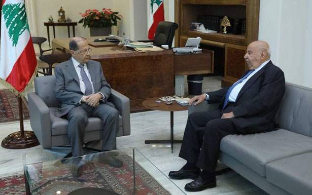 استقبل رئيس الجمهورية العماد ميشال عون في قصر بعبدا، الوزير السابق محسن دلول