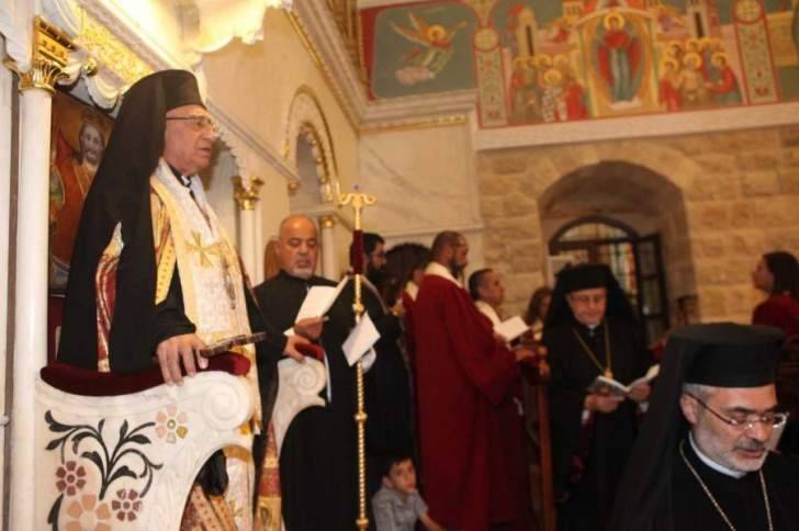 البطريرك عبسي احتفل بصلاة الباركليسي في كاتدرائية سيدة النجاة