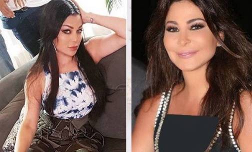 بعد الخلافات بينهما.. رسالة مفاجئة من هيفا وهبي إلى إليسا بسبب مرضها