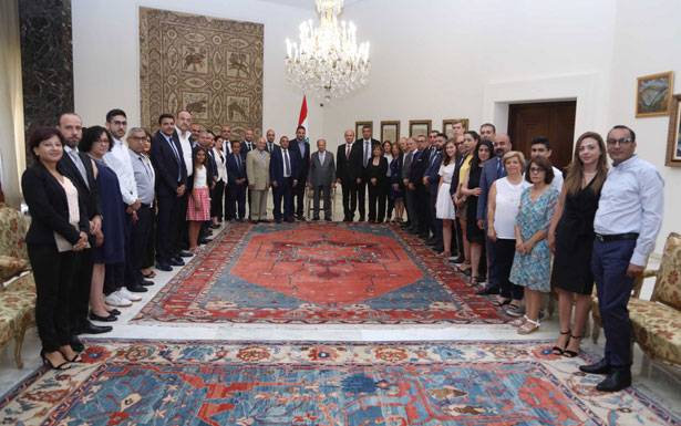 عون لوفد الإنتشار: لبنان ينتظركم
ومُستقبله ومُستقبلكم سيكونان مُزدهرين