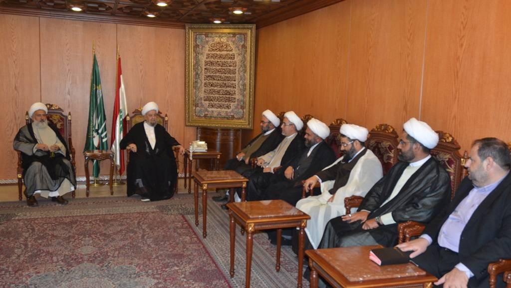 قبلان إلتقى بعثة المجلس الاسلامي الشيعي الى الحج