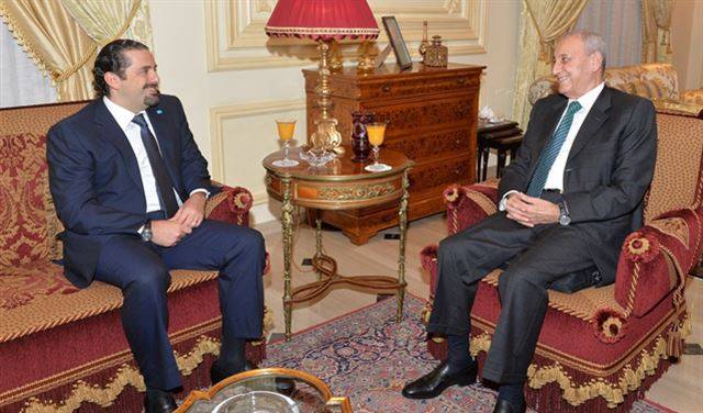 وصول الحريري الى عين التينة