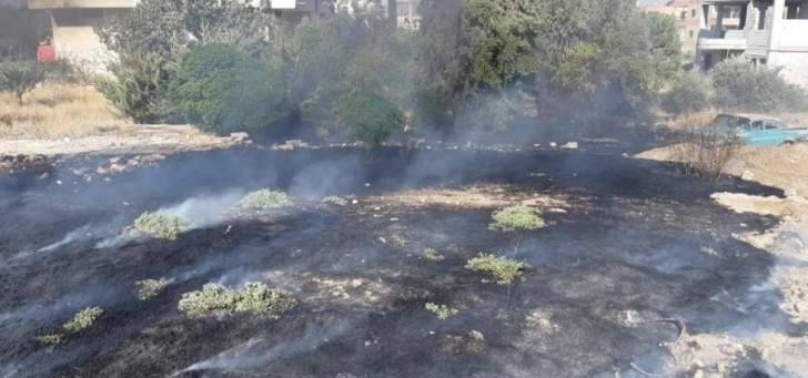 إخماد حريق داخل محلات في المحمرة و3 حرائق أخرى في لالا وتمنين التحتا والفرزل
