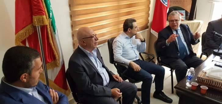 أبو فاعور: القطاع الصناعي لا يحظى بالرعاية الكافية وطموحنا ان تصبح راشيا منطقة صناعية