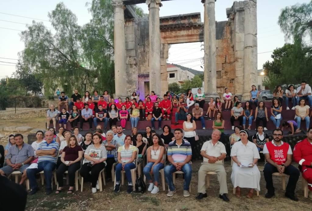 مسيرة صلاة وقداس لشبيبة كاريتاس في الكورة لمناسبة عيد انتقال السيدة