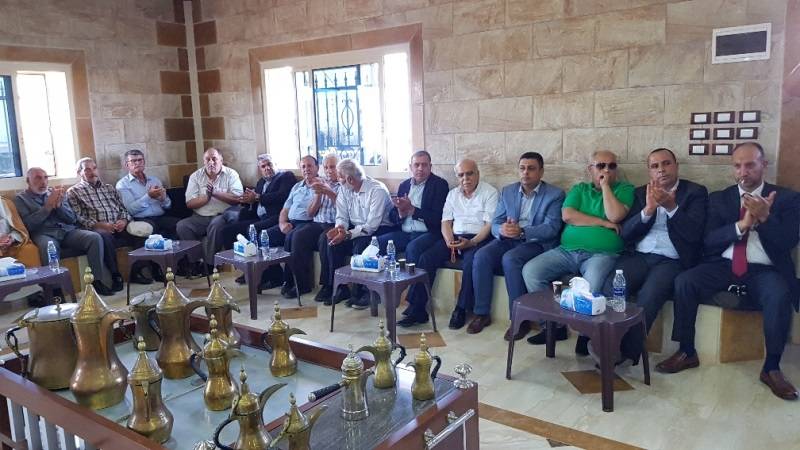وفد من أمل في دارة رئيس اتحاد بلديات وادي خالد مكرما