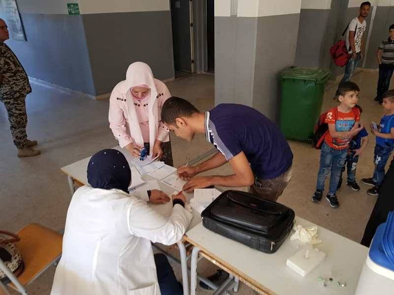حملة تلقيح للنازحين السوريين في شبعا وقرى العرقوب
