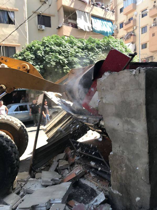 شرطة بلدية طرابلس أزالت مخالفات وتعديات بالتبانة بمؤازرة مخابرات الجيش