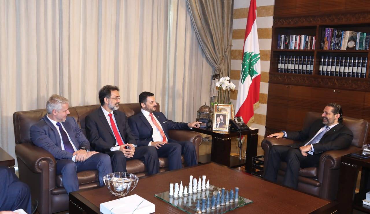 الحريري إستقبل وفدا برازيليا رسميا وسفيرين وأبرق الى العاهل الاردني متضامنا
