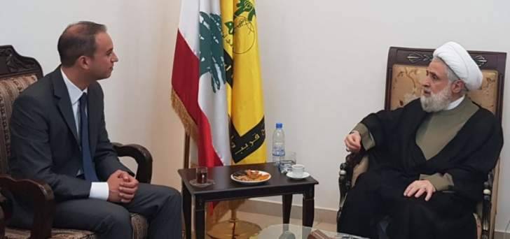 لقاء بين قاسم وخضر لمناقشة الوضع الأمني في بعلبك الهرمل