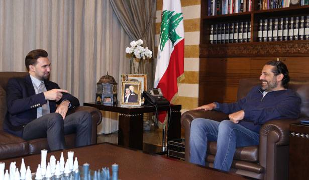 الحريري استقبل
تيمور جنبلاط في بيت الوسط