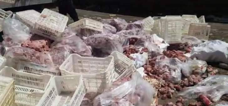مديرية البقاع في امن الدولة أتلفت كميات كبيرة من المرتديلا