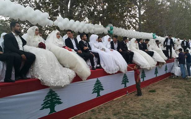 عرس جماعي في مرجة رأس العين