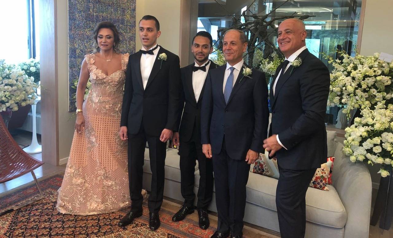 زفاف نجل الإعلاميين جورج ودوللي غانم