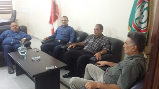 وفد جبهة التحرير زار امل جبل عامل وبحث في مواجهة مخططات إنهاء المشروع الوطني الفلسطيني