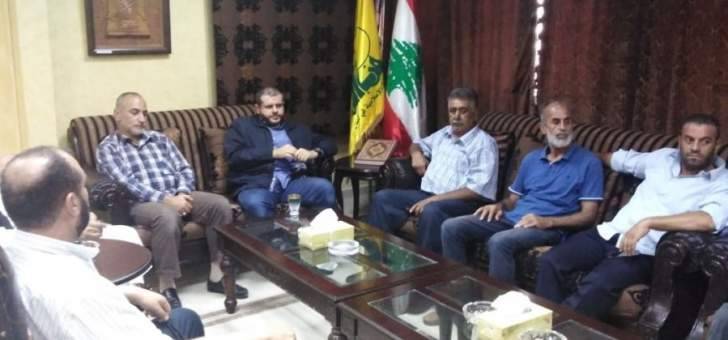 حزب الله إستقبل وفد المبادرة الشعبية الفلسطينية