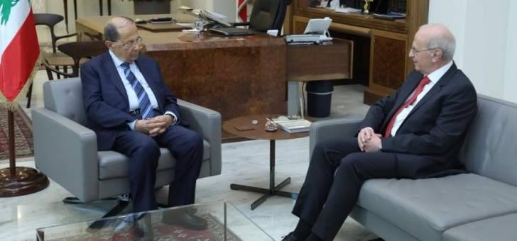 الرئيس عون استقبل المدعي العام التمييزي القاضي سمير حمود