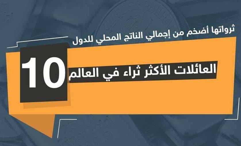 تعرفوا الى أغنى 10 عائلات في العالم