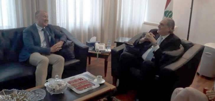 جريصاتي استقبل مايلز مودّعا لمناسبة قرب انتهاء مهامه الدبلوماسية