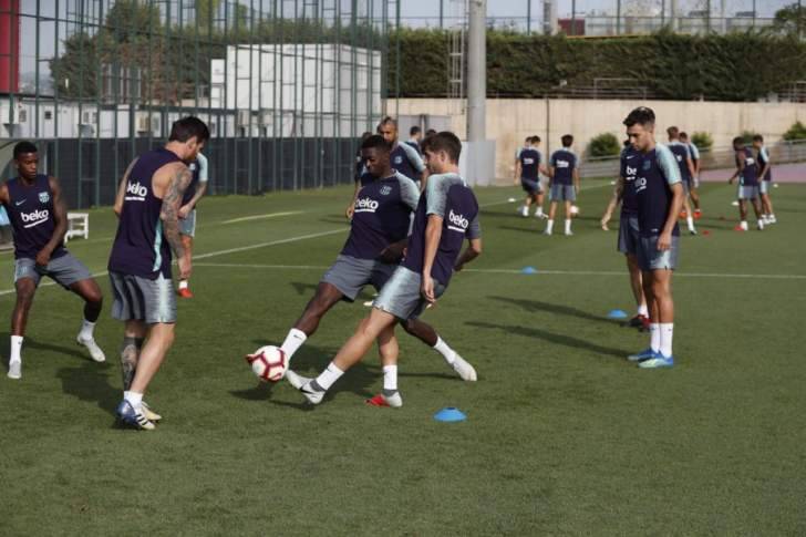 برشلونة يعود للتدريبات استعداداً لمواجهة بلد الوليد