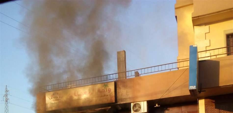 حريق داخل محل معجنات في طرابلس أدى لانفجار قارورتيّ غاز