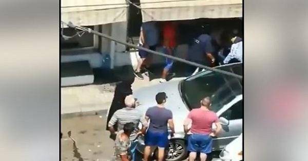 الإعتداء بالضرب على عاملة اثيوبية في برج حمود
