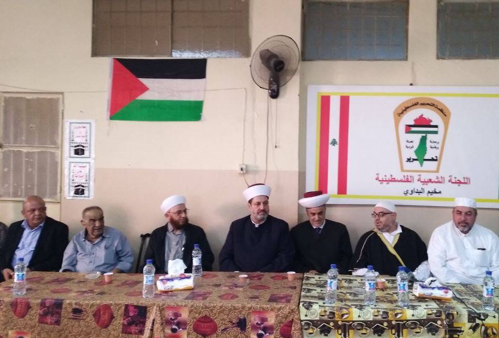 شعبان زار مخيم البداوي: فلسطين تجمعنا وتمنعنا من التفرق والهدف الاسمى تحرير القدس