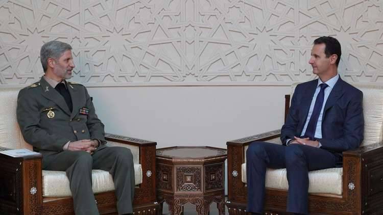 الأسد لوزير دفاع إيران: سياسات واشنطن التخريبية تثبت صحة نهجنا