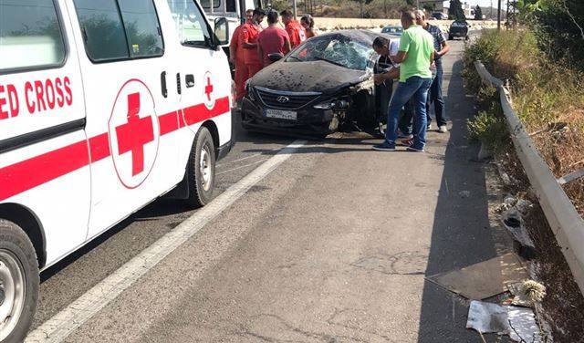 بالصورة: عدد من الجرحى بحادث سير في المنصف