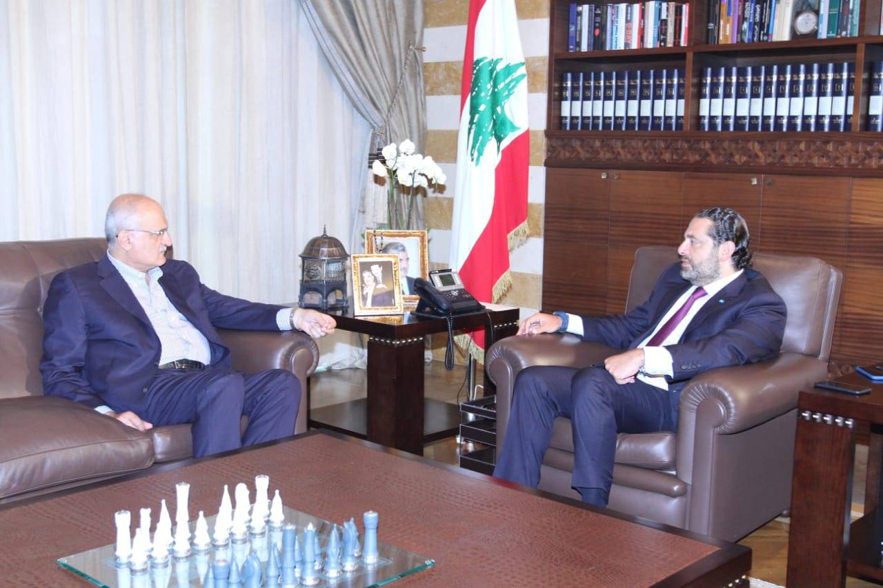 الحريري عرض الأوضاع مع وزير المال ولاسن وكاردل