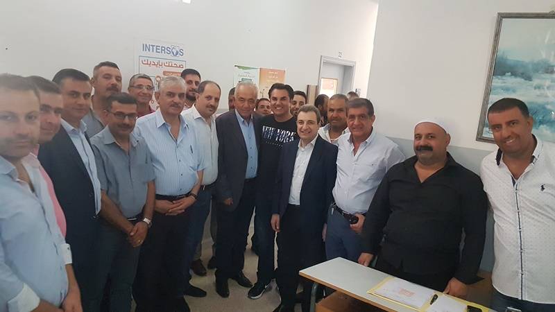 أبو فاعور تفقد مركز انتخابات المجلس الدرزي في راشيا