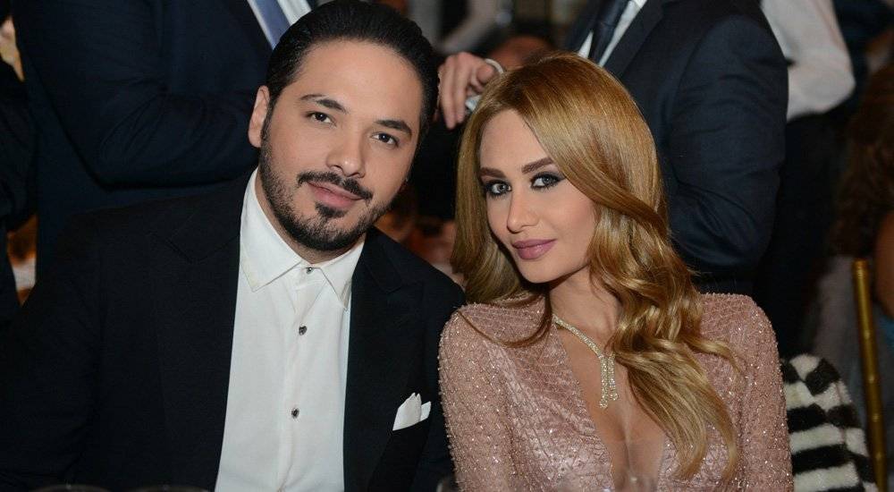 بالصورة: كيف غازل رامي عياش  زوجته؟