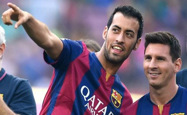 بوسكيتس: ميسى يستحق الفوز بجائزة أفضل لاعب فى العالم