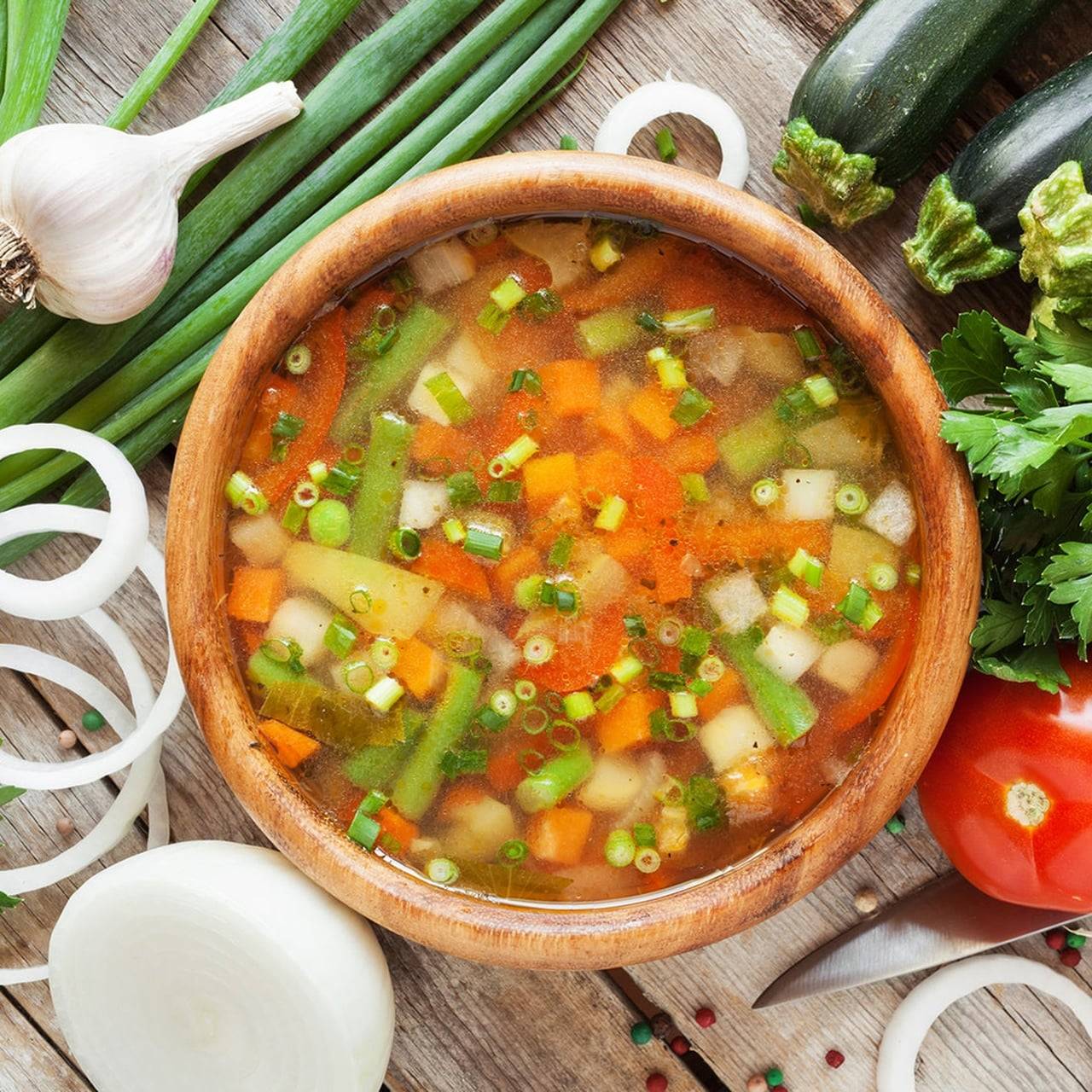 شوربة الخضار يساعد في خسارة الوزن الزائد