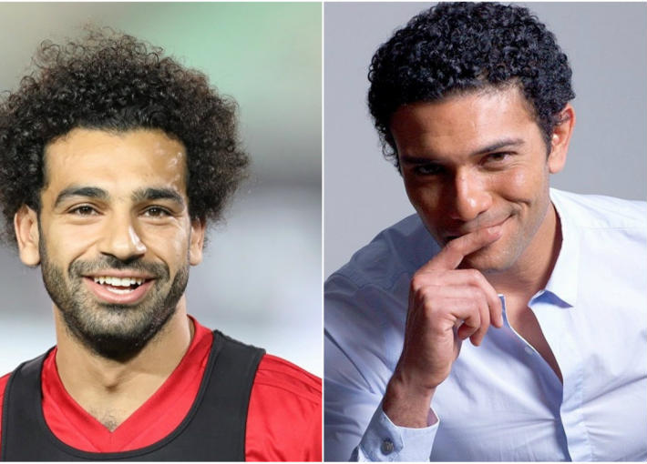 ​آسر ياسين لمحمد صلاح.. عزومة سينما قصاد تيشرت!!