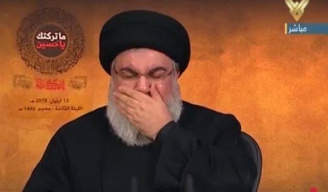 بالفيديو: نصرالله يبكي متأثراً على الإمام الحسين.. ومواقع التواصل تشتعل!