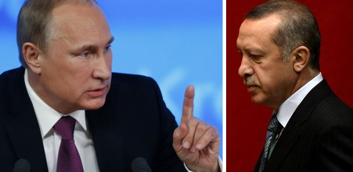 الرئيس الروسي بوتين للرئيس التركي اردوغان
عليك سحب الارهابيين الذين تدعمهم من ادلب