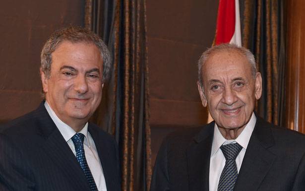 بري والخازن اتصلا بكرامي 
مُعزيين بوفاة عمته