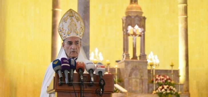 الراعي: لحكومة طوارىء مصغرة مستقلة عن الكتل قادرة على إجراء الإصلاحات المطلوبة من سيدر