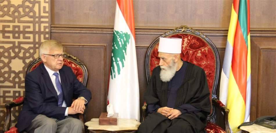 حسن يستقبل زاسبكين ويُشدّد على أهمّية الدور الروسي في المنطقة