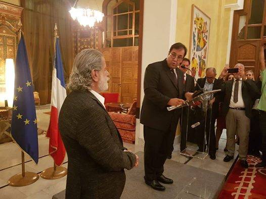 مارسيل خليفة..برتبة فارس فرنسي! (فيديو)