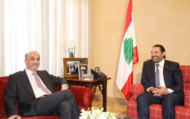 الحريري عرض مع جعجع مستجدات التأليف