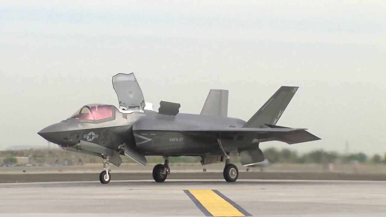 مقاتلة F-35b التابعة للمارينز الأمريكية تنفذ أولى ضرباتها