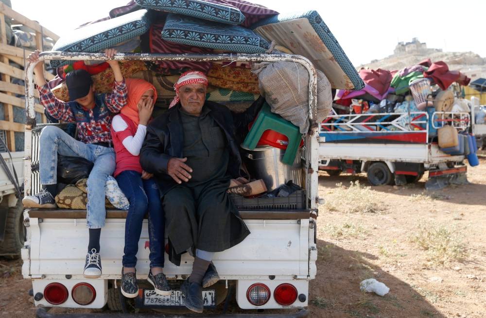 دفعة من النازحين السوريين تغادر النبطية اليوم